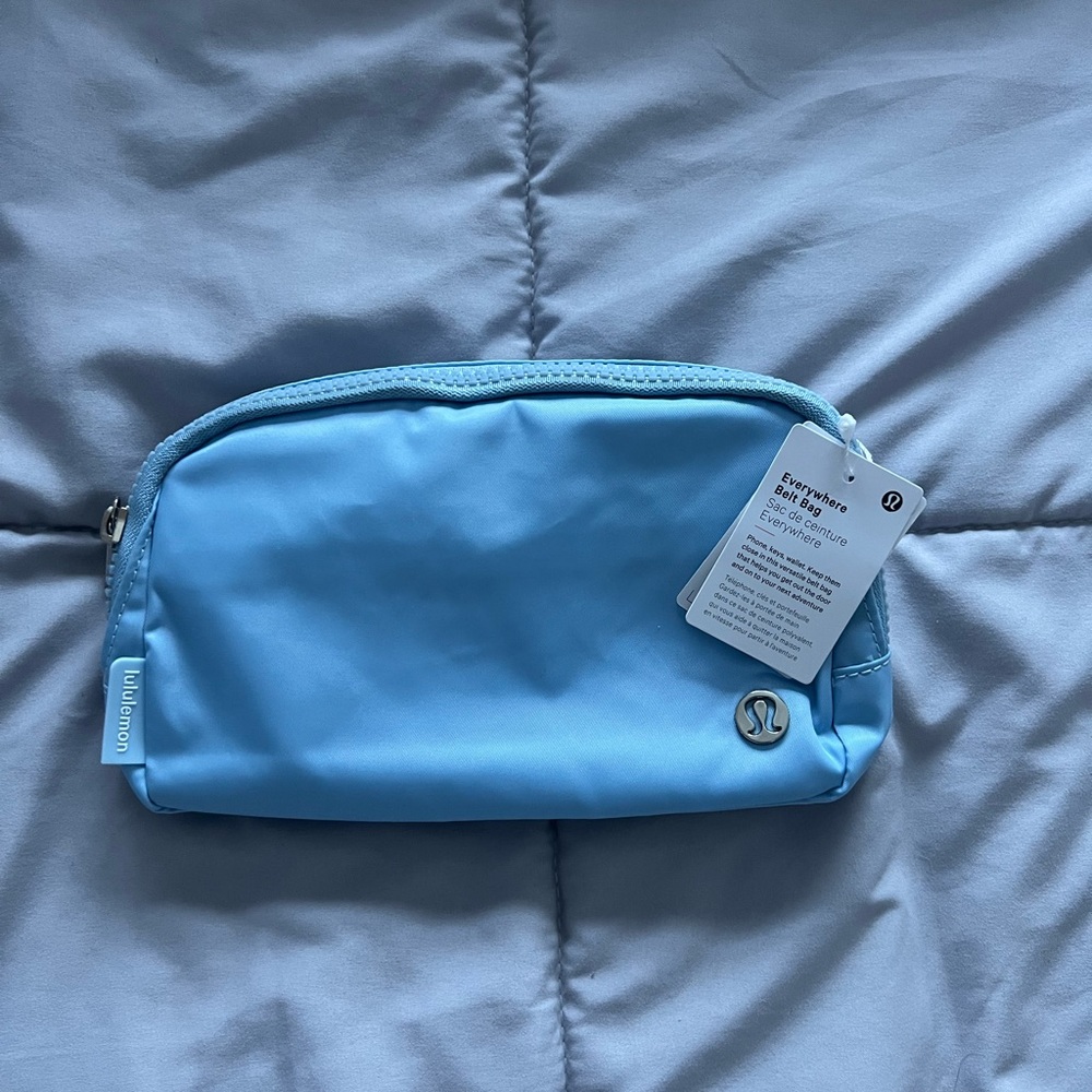 lululemon athletica Light Blue Crossbody Pouch